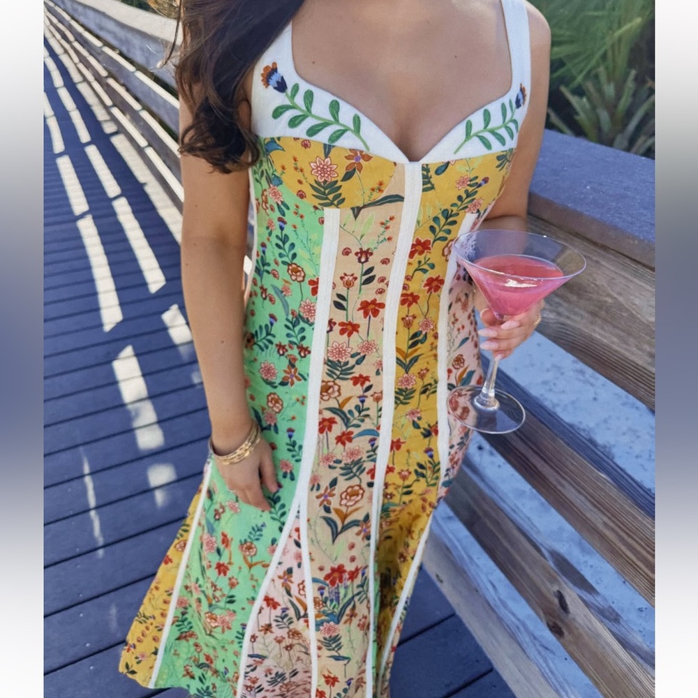 Christian Lacroix Floral Multicolor Dress